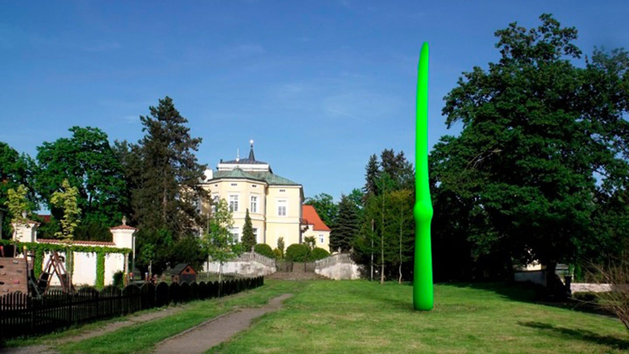 Green Life, vznik díla – snímek 5 z autorovy prezentace Praha – Perth