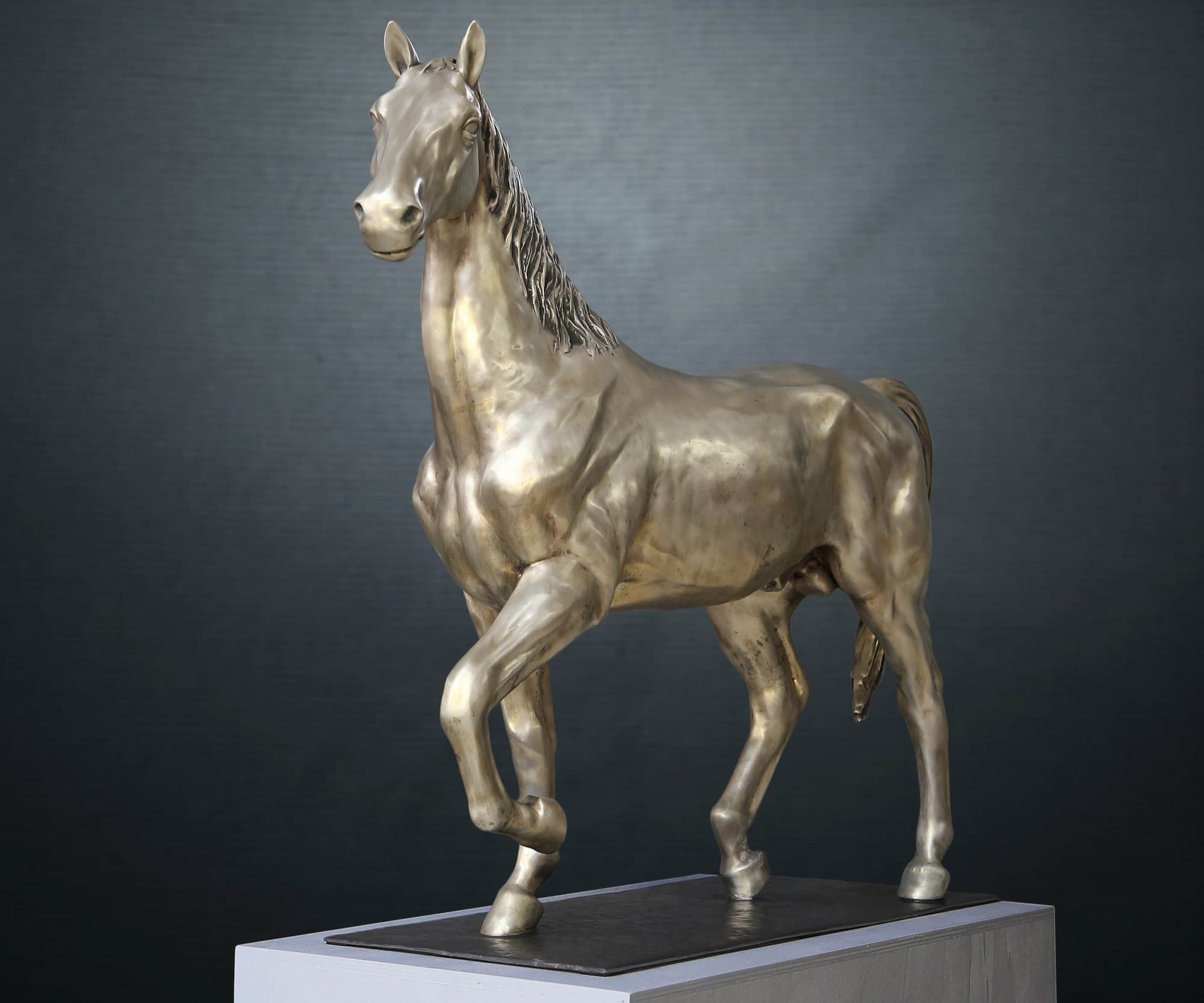 White Horse, front three-quarter view